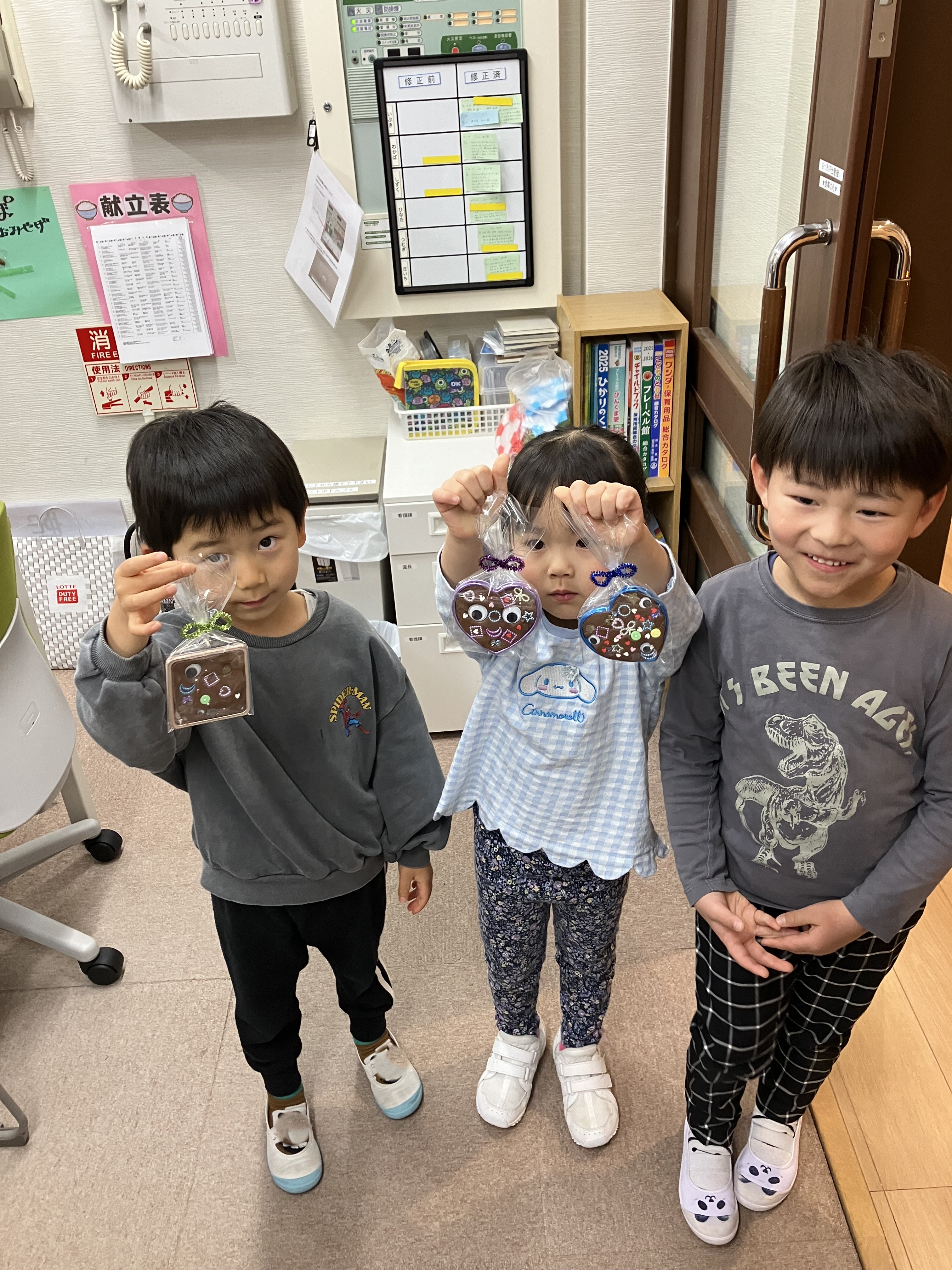 つむぎ組からhappyバレンタイン！！