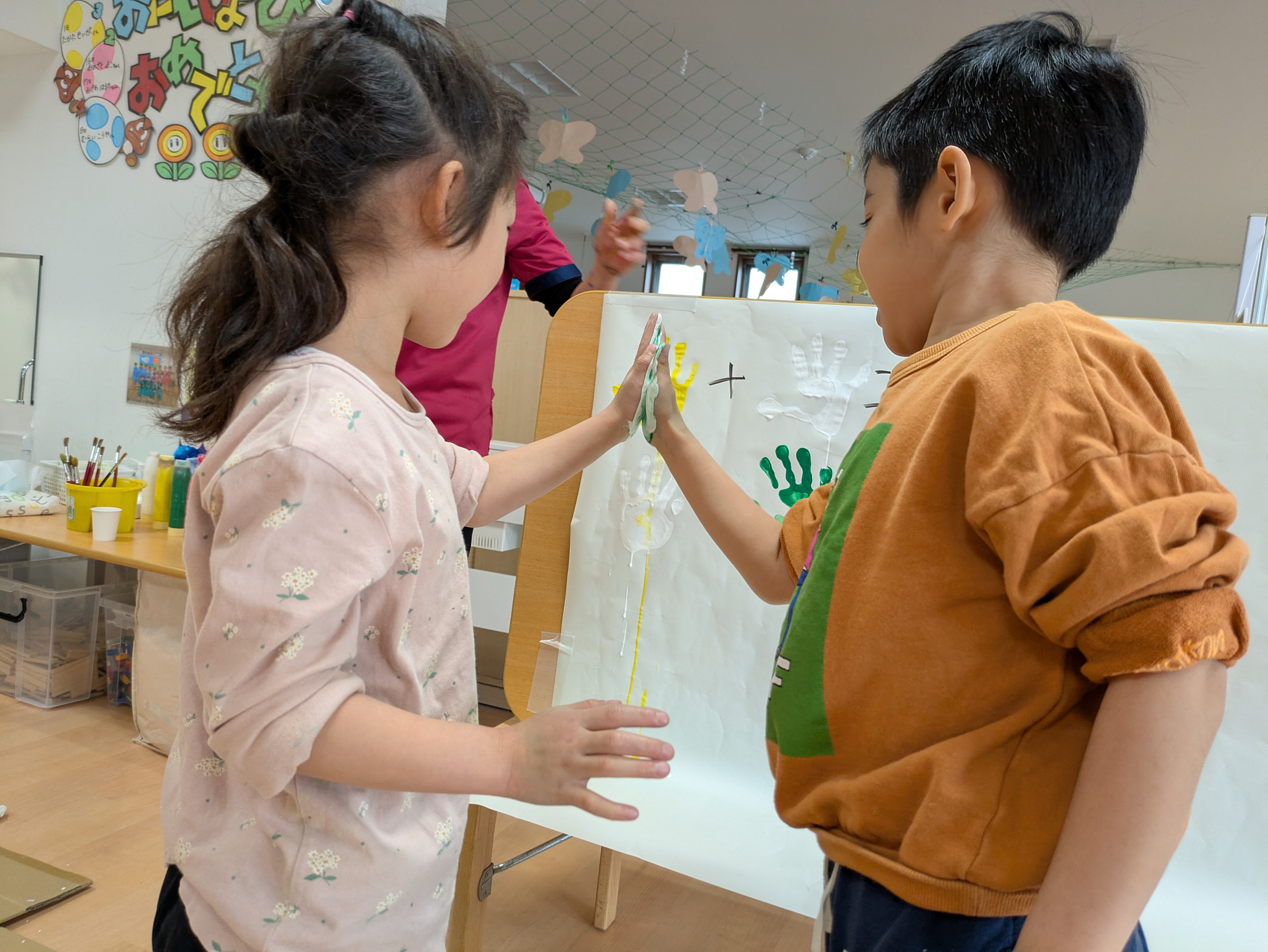 つむぎ組 混ぜたら～♪