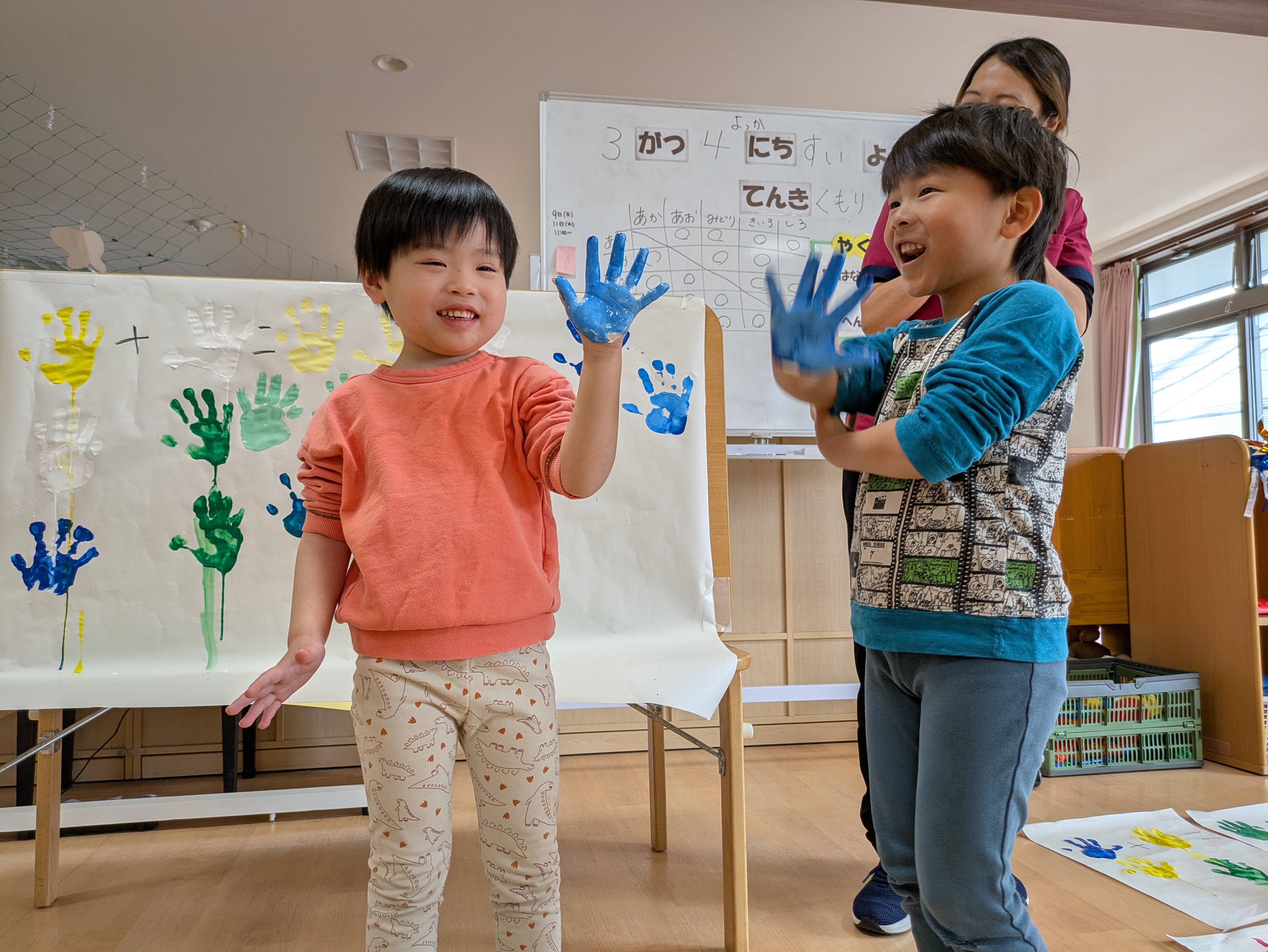 つむぎ組 混ぜたら～♪