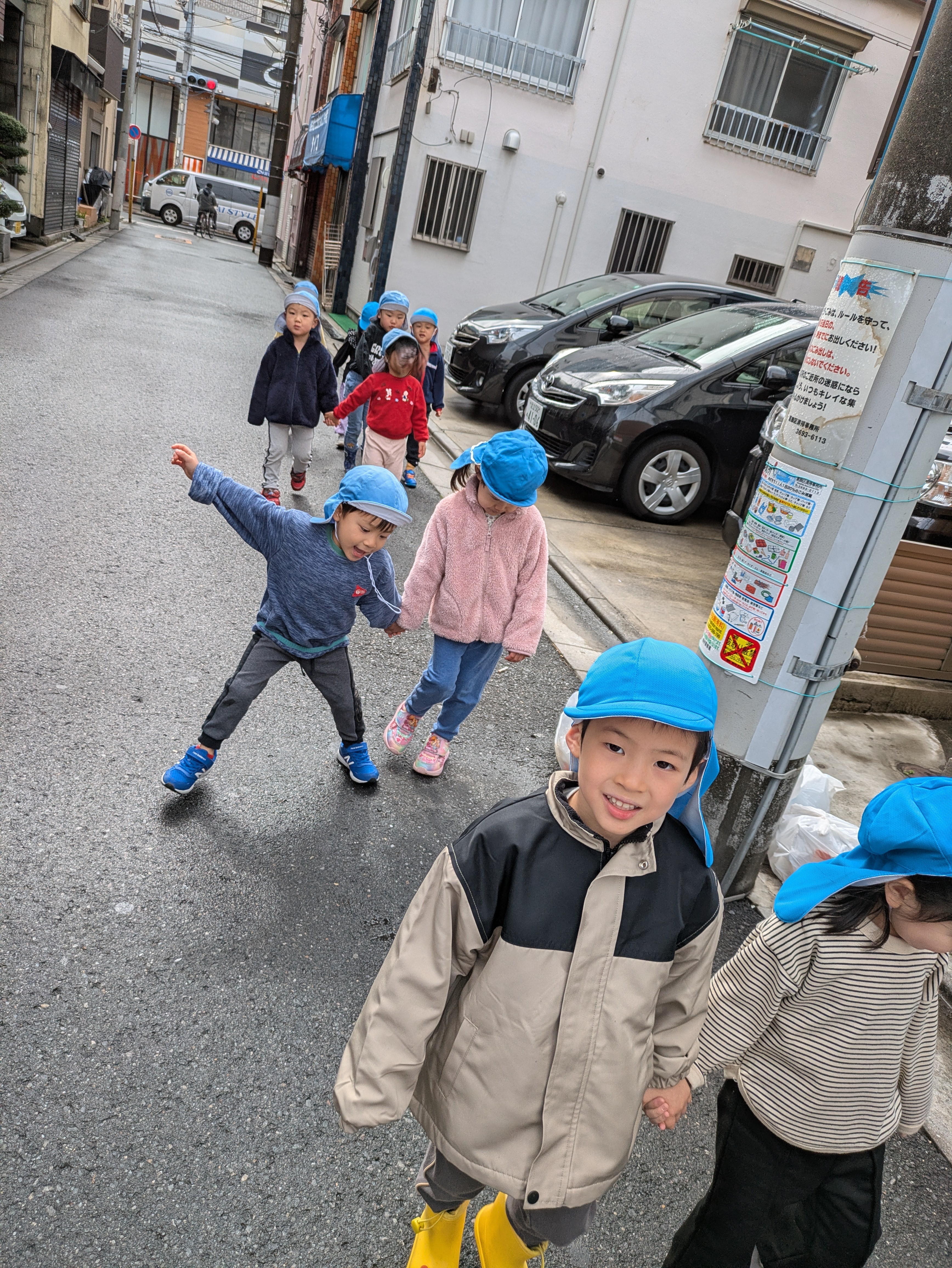 雨上がりの散歩